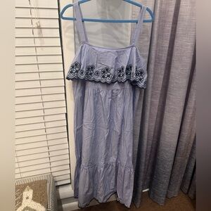 Kate Spade flounce midi dress